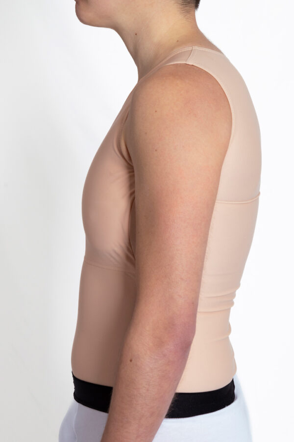 Nude Light Basic Long Chest Binder - Image 2