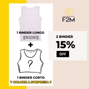 🐣 Promo di Pasqua: Bi Pack Binder Lungo + Binder corto