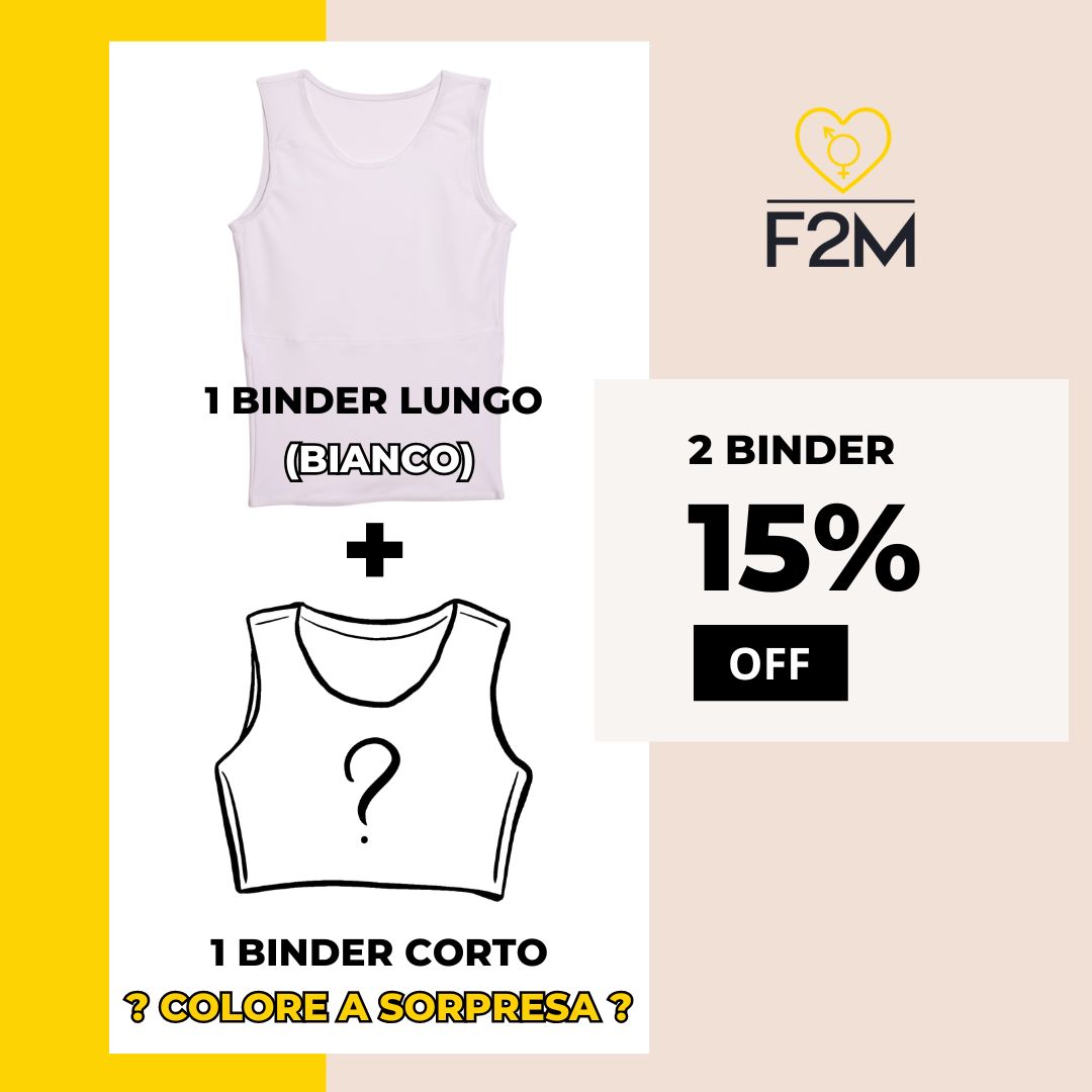 🐣 Promo di Pasqua: Bi Pack Binder Lungo + Binder corto