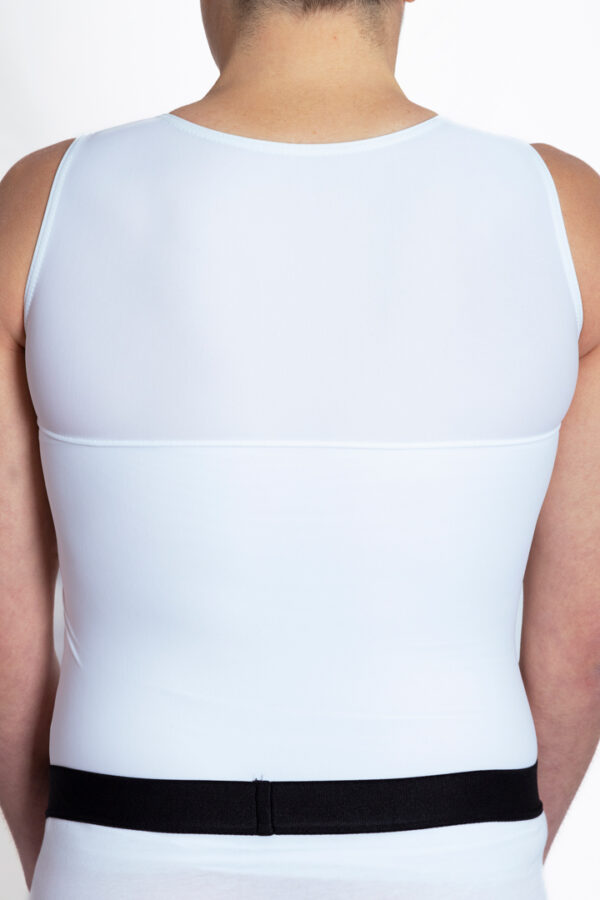 White Basic Long Chest Binder - Image 3