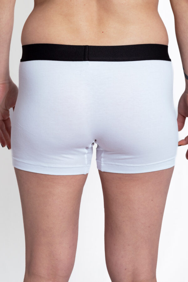 White Gender Neutral Boxer - Image 3