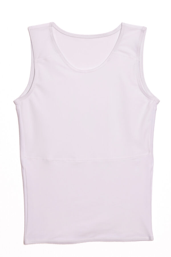 White Basic Long Chest Binder - Image 4